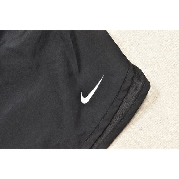 Nike Dri-FIT Women's Black Running Shorts w/ Liner Size XL Polyester Swoosh - Picture 5 of 8